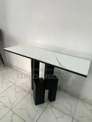 Modern Black Stand Console