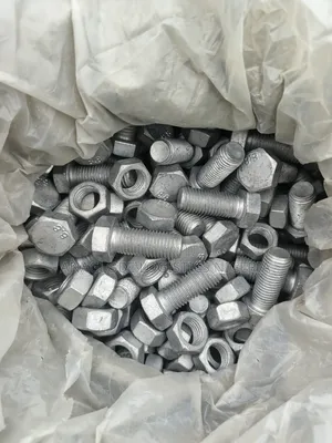 M16x50 Hot Dip Galvanized Hex Bolt/Nut Gr 8.8 (1bag)