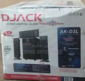D-Jack Ak-D3l Home Theather System With Remote Control