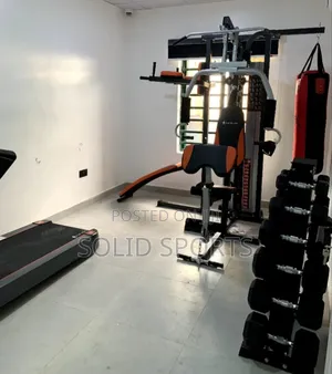 Commercial 3 Station Gene With Punching Bag And