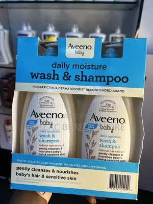 Aveeno Baby Daily Moisture Wash and Shampoo (2in1) Pack