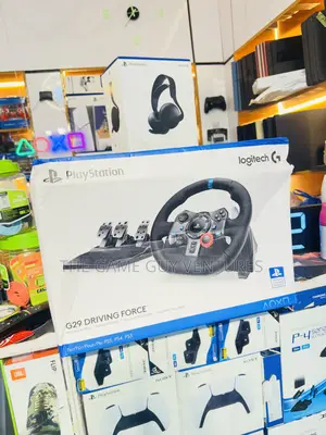 Brand New Sony-logitech Driving Wheel For P4 P5