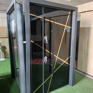 Black Luxury Turkey Doors With Stripes Available