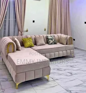 Quality L Shaped Fabric Sofa Good Material