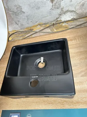 30cm Small Hanging Basin Black