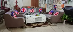 Imported 7seater Sofa Set With 7 Throw Pillows