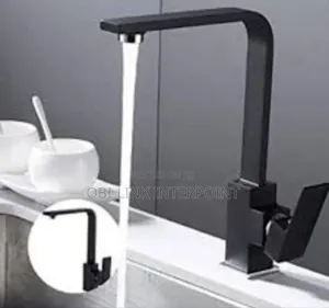Black Square Sink Mixer