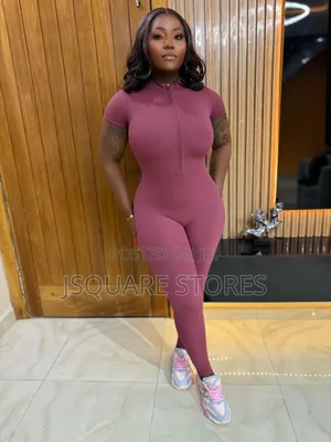 Long Romper Gym Wear for Slim and Plus Sizes