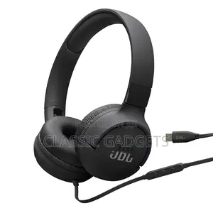 JBL Tune 520c Usb-C Wired on-Ear Headphones With Hi-Res Audio Support