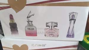 3 in 1 Perfume Gift Set + Lipstick for Ladies