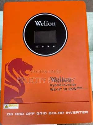 Welion Hybrid Inverter 10kva 48v+ 120amps Charge Controller