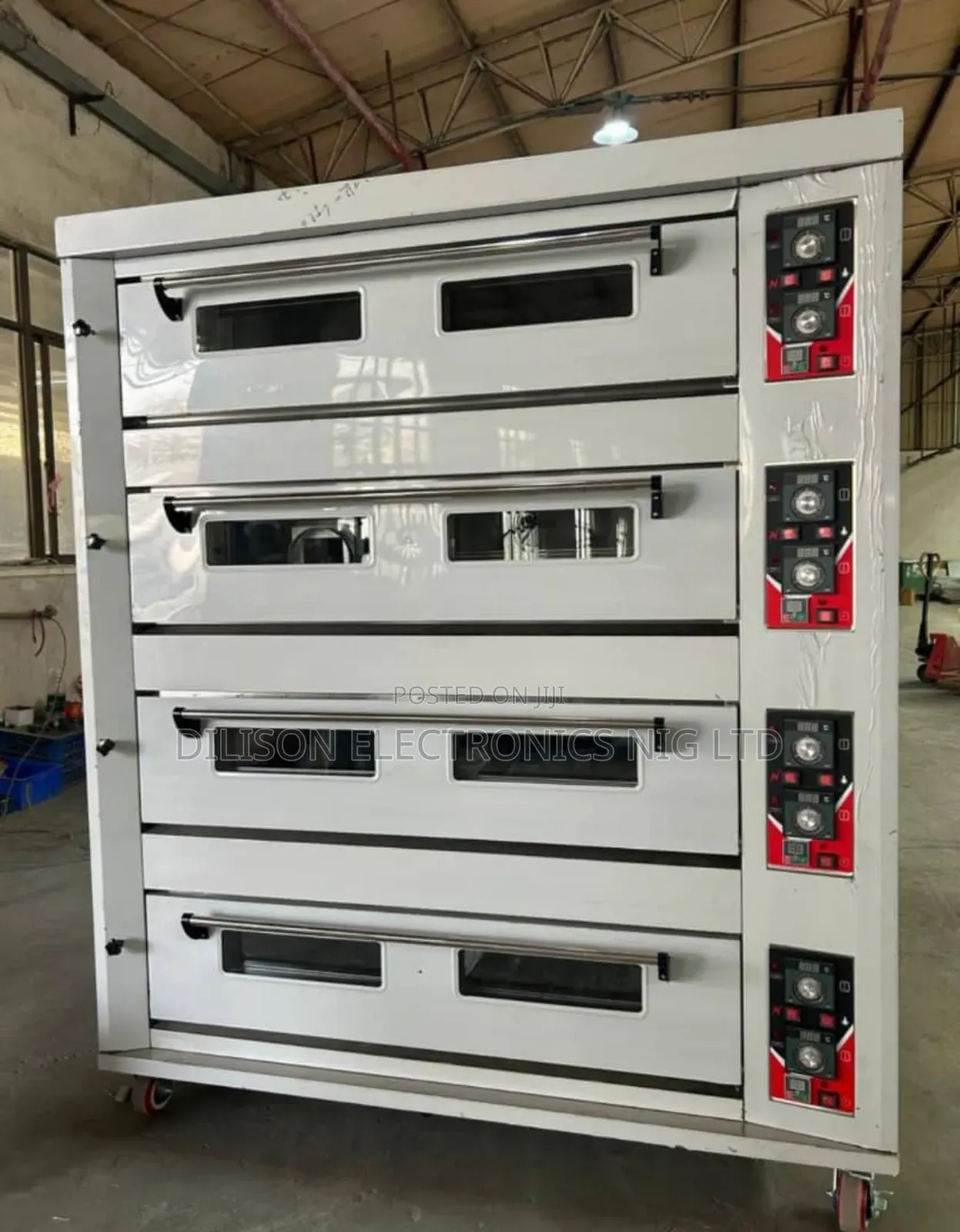 Industrial 4 Deck Gas Oven