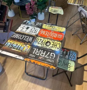 Foldable Coffee Table and Chair