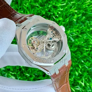 Original Audemars Piguet Brown Genuine Leather Strap, Mechanical Watch