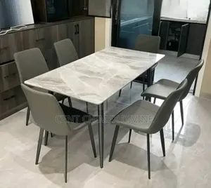 Minimalist 6 Seater Dinning Table and Chairs