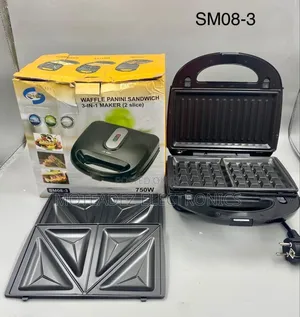 Jd SMP 3in1 Multifunction Sandwich Maker, Toaster, Waffle/Panini Maker