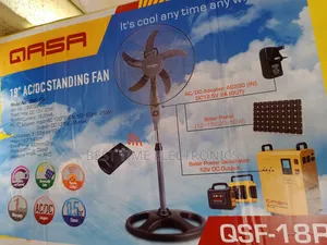 18" Qasa Ac/Dc Solar Inverter Stand Fan