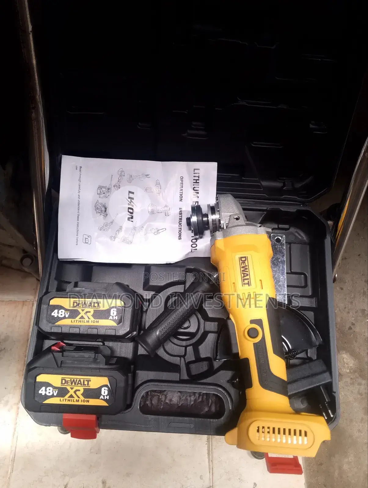 Rechargeable Angle Grinder