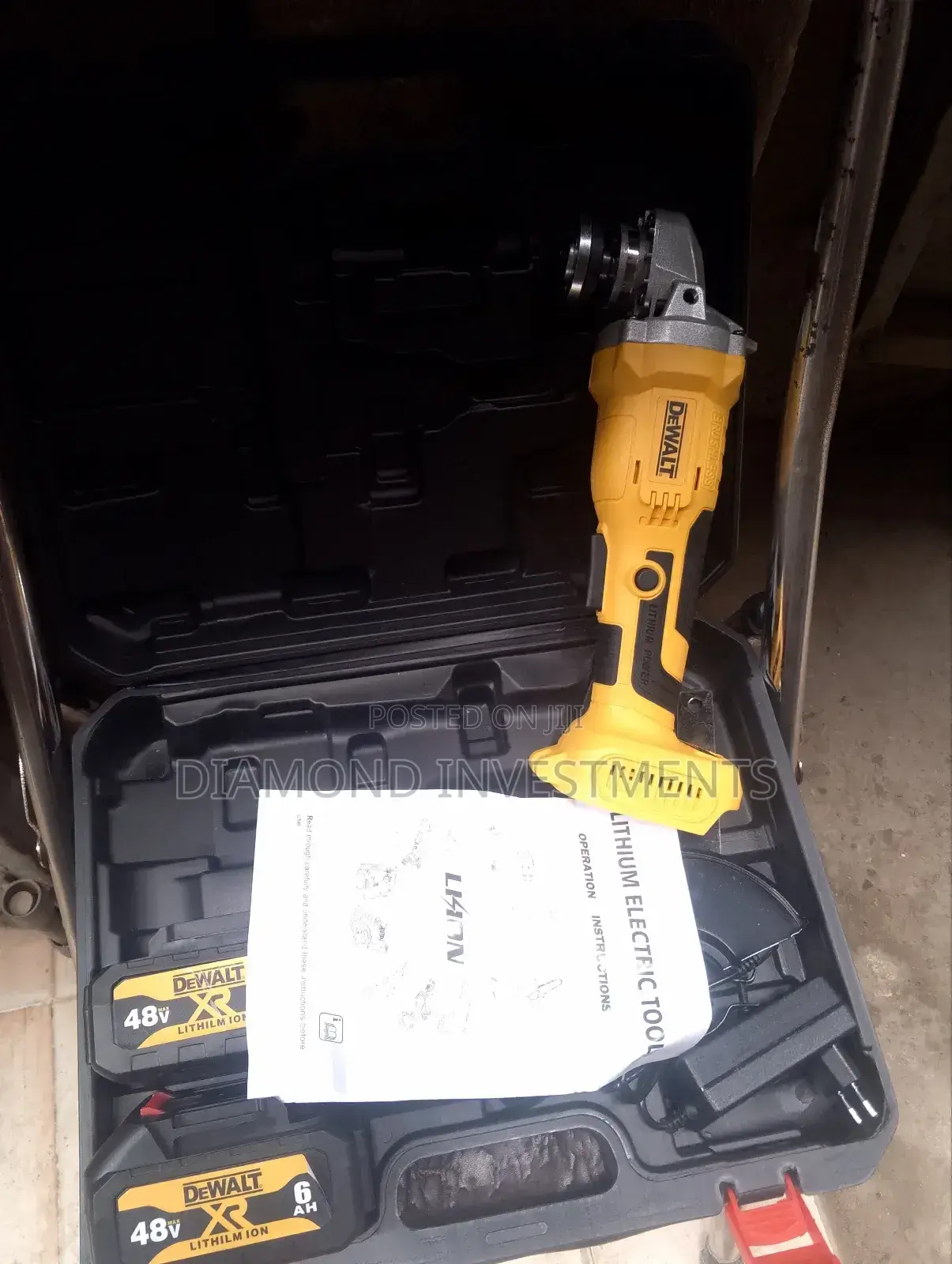Rechargeable Angle Grinder