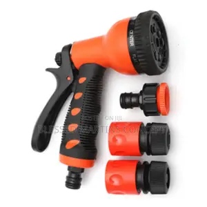 Garden Hose Spray Gun With Several Interchangeable Connector