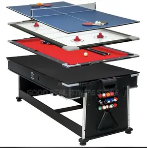 7ft Foreign 4in1 Snooker With Table Tennis, Hockey, Dinner Table