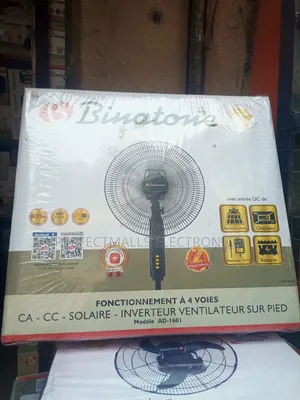 4-Way Operation Ac-Dc-Solar-Inverter Stand Fan – Ad-1601