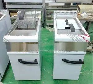 Single Standing Gas Deep Fryer