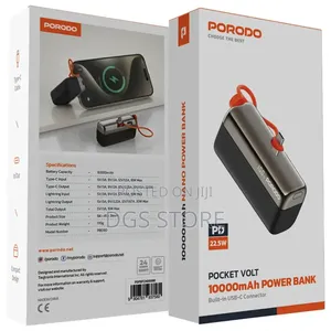 Porodo Pocket Volt 10,000mah Power Bank