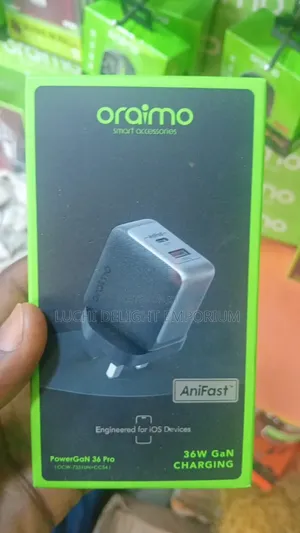 Oraimo Powergan 36 Pro 36w Wall Charger Kit Fast Charge
