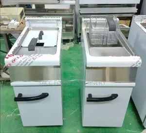 Standing Gas Deep Fryer Single Basket