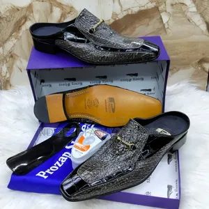 Men's Leather Half Shoe