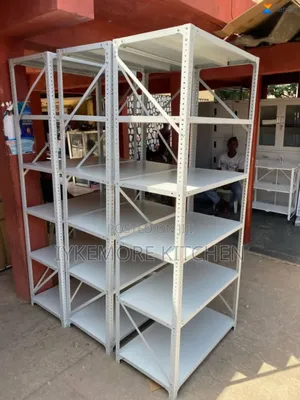 Industrial Metal Supermarket Shelves