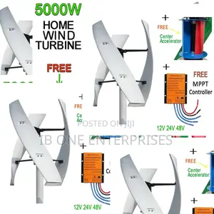 Smart Way to Power Your Property: Get 5000w 48v Vertical Wind Turbine