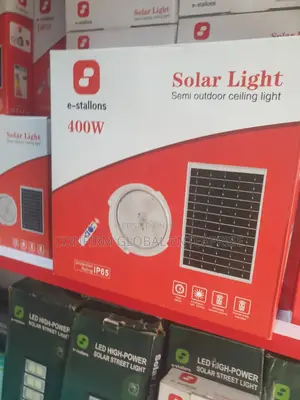 Brand New 400w Solar Ceiling Light With Panel and Remote