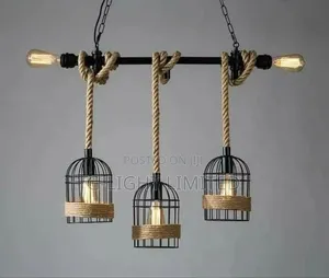 Wooden Drop Chandelier