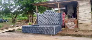 Full Padded Bed Frame