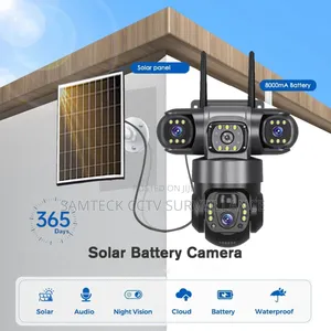 4g Solar Triple Lens Camera V380