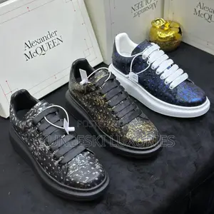 Original Alexander McQueen Designer Leather Sneakers