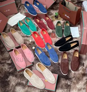 Original Loro Piana Suede Loafers Shoes