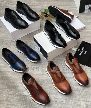 Original Berluti Paris Laceless Leather Sneakers for Men