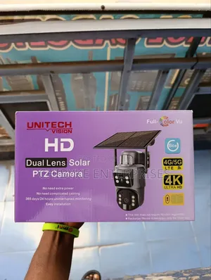 Full-Color Hd Solar PTZ Camera Ubox, With Auto Tracking