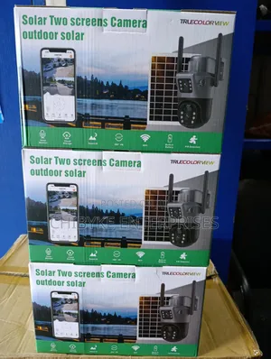 4g Double Lens Solar PTZ Camera With Auto Tracking, V380 App