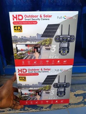 Hd Intelligent Solar PTZ Camera, Triple Lens
