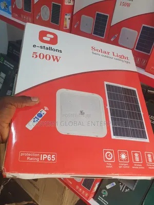 New 500watts Solar Ceiling Light With Panel and Remote
