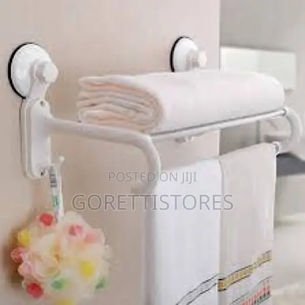 Bathroom Towel Rack Magic Suction Cup