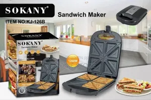 4 Face Sokany Sandwich Maker 1200wattage