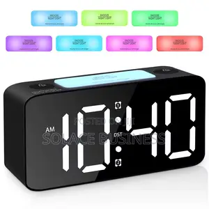 Digital Table Clock With Alarm and Temperature