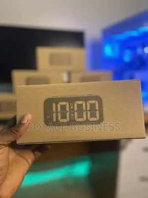 Digital Table Clock With Alarm and Temperature