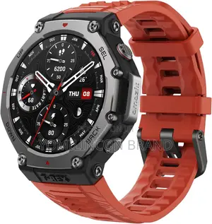 Amazfit T-rex 3 Rugged/Military Smart Watch 48mm, 27 Day - Lava