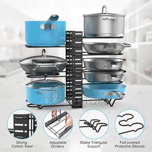 Pot Pan Organizer Rack